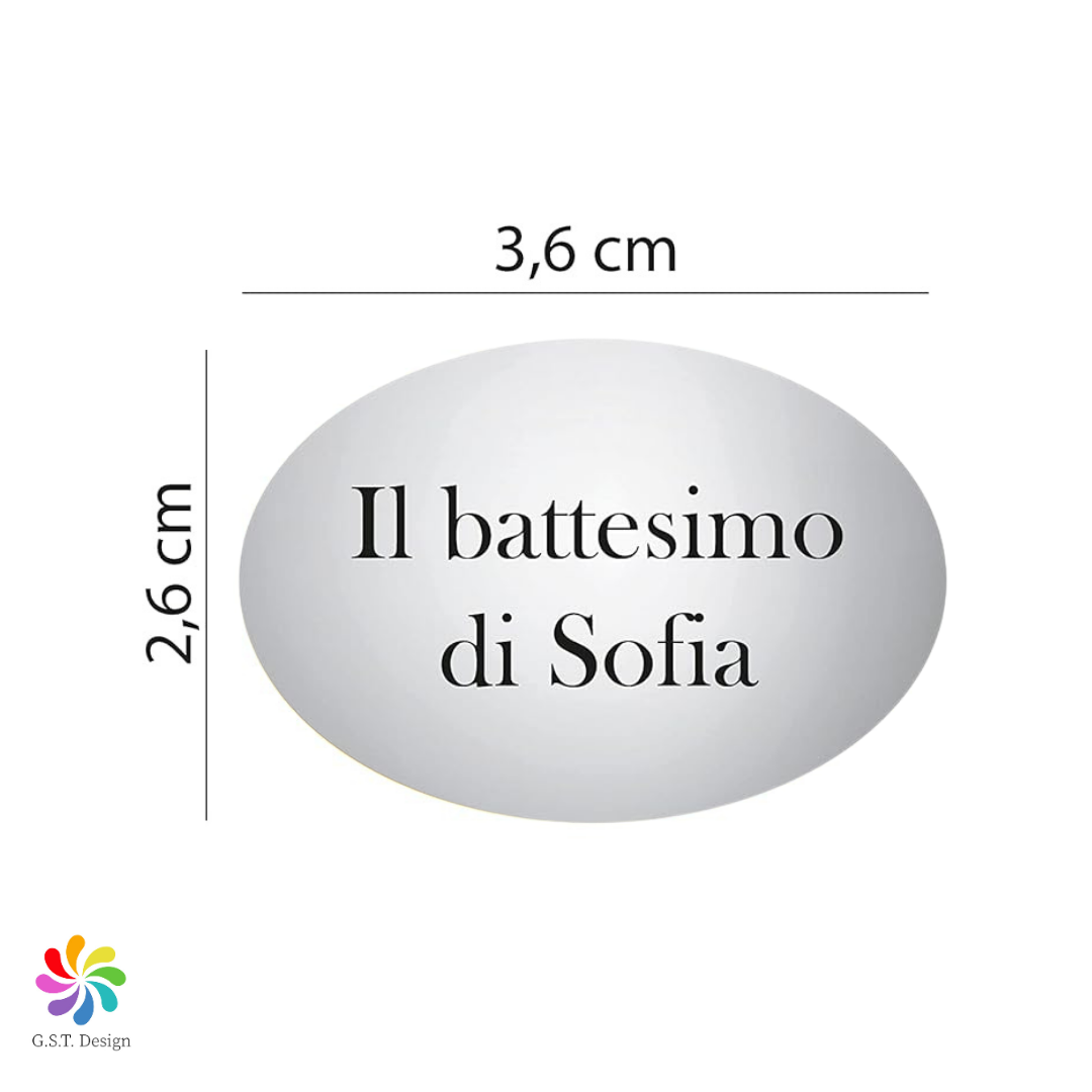 ETICHETTE ORO & ARGENTO PERSONALIZZATE