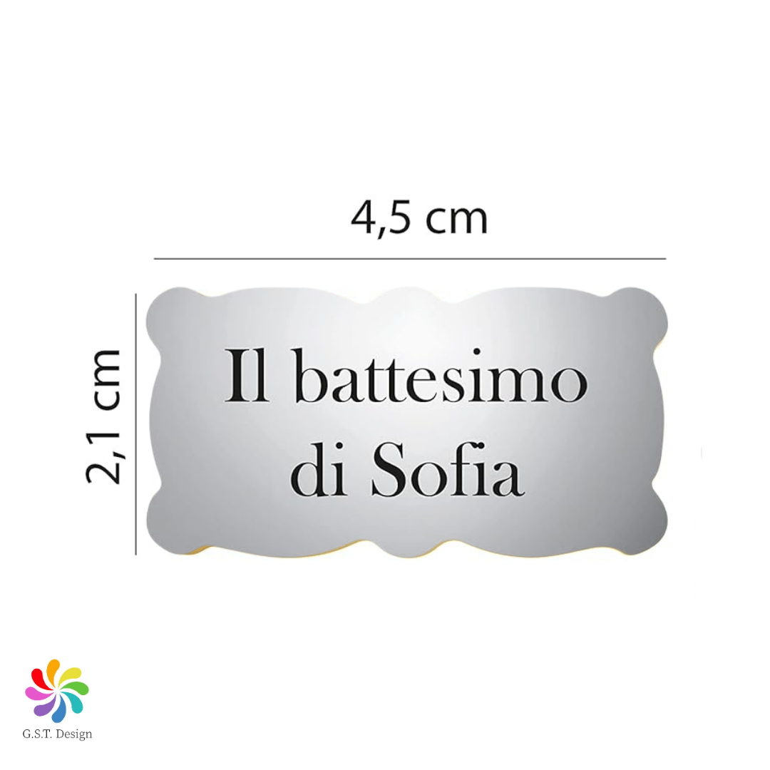 ETICHETTE ORO & ARGENTO PERSONALIZZATE
