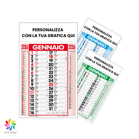 CALENDARI PERSONALIZZATI 2026